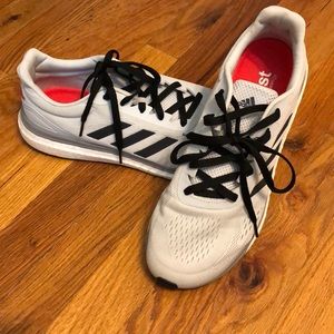 Grey and Black adidas boost